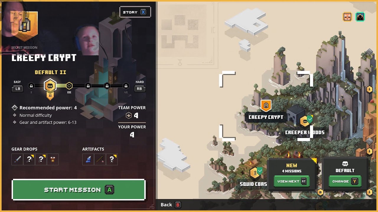 Minecraft Dungeons - Walkthrough Episode 3 (Foxx Family Funhouse)