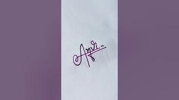 Anvi💗 name signature|#youtubeshorts #handwriting #signature #art #signwriting #shorts #trending #diy