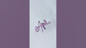Anvi💗 name signature|#youtubeshorts #handwriting #signature #art #signwriting #shorts #trending #diy