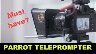 Padcaster Parrot Teleprompter Kit – Portable Smartphone Teleprompter for Professional Video Creation screenshot 4