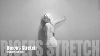 biceps and chest muscle static stretch