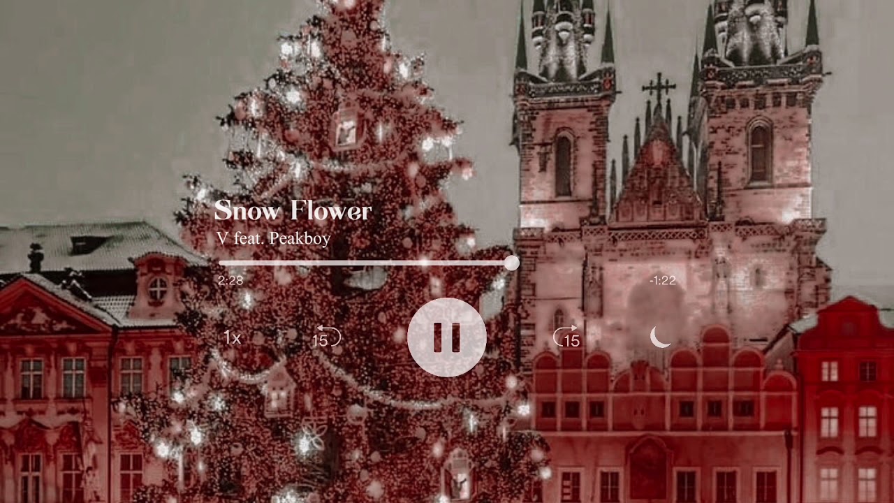 ↳ [snow flower Taehyung feat. peakboy slowed + rain sounds] ¡! YouTube