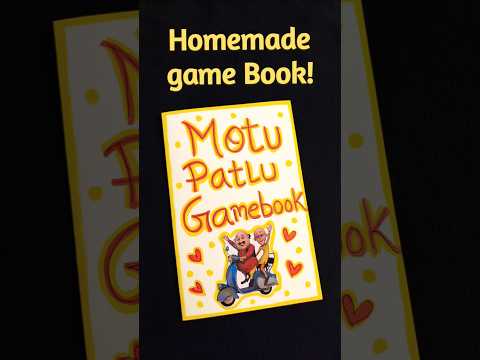 DIY Homemade Motu Patlu Game Book 😲🌈 best out of waste/easy craft ideas/paper craft #shorts #craft