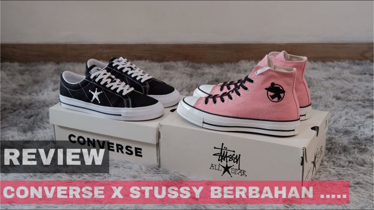 REVIEW - CONVERSE X STUSSY BAHAN KARUNG GONI