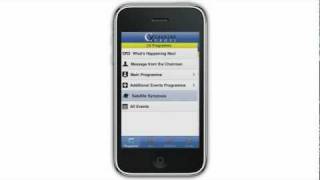 iPhone Apps For Events Program Agenda