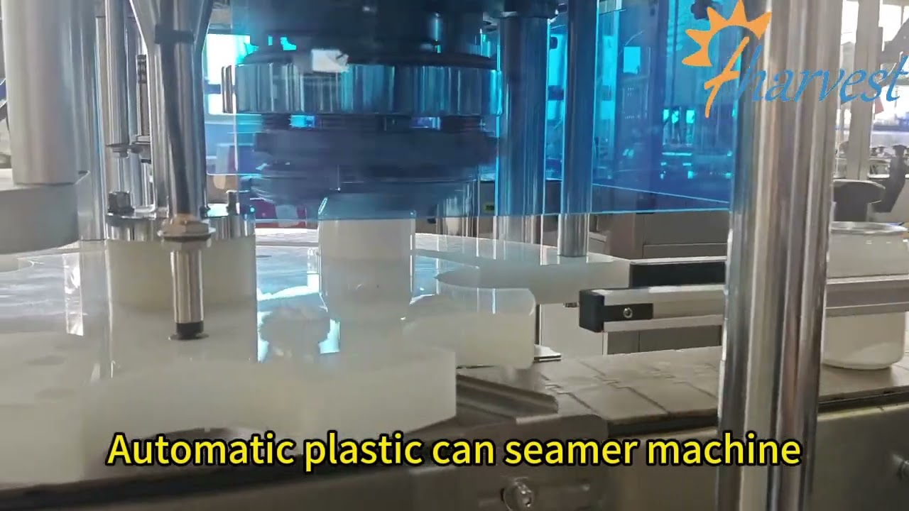 Automatic Can Seaming  Machine for Plastic Container, Can Sealing Machine