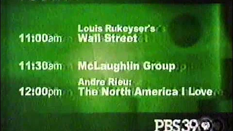 PBS Schedule Bumper (2004 WFWA-TV)