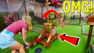 Epic HOMEMADE Mini Golf Course!