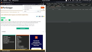 Authentication bypass via OAuth implicit flow-Web Security Academy