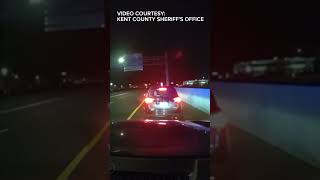 Suspected drunk driver stopped going wrong way on the freeway