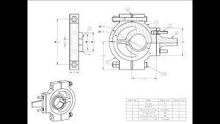 Computer Aided Machine Drawing  EXP 8  3D Modelling and Assembly drawing of Eccentric  CREO Part-1