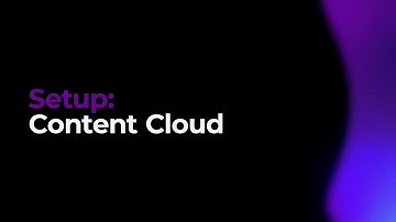 Content Cloud Setup | BrightSign