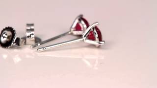 Ruby Earrings .72 Carat