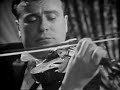 バッハ　無伴奏ヴァイオリンのためのソナタ 1番よりフーガ　ヘンリク・シェリング　Bach: Fuga from Sonata No. 1 Henryk Szeryng  Movie 1964