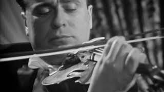 バッハ　無伴奏ヴァイオリンのためのソナタ 1番よりフーガ　ヘンリク・シェリング　Bach: Fuga from Sonata No. 1 Henryk Szeryng  Movie 1964