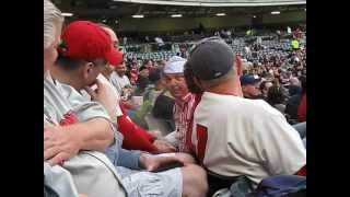 Lou The Hot Dog Guy at Indians Game at Progressive Field