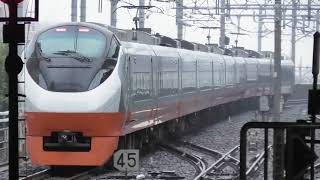 E657系K3編成(オレンジパーシモン色) 特急ひたち13号仙台行 JR常磐線北千住駅通過