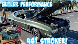 Match Highlights 4 Speed '72 Pontiac GTO, @butlerperformancepontiac  461 Stroker Motor & Sniper EFI! First Ride!