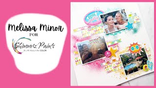 Mix It Monday | Mixed Media Scrapbook Layout