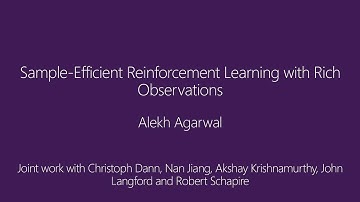 Towards a Theory for Sample-efficient Reinforcement Learning with Rich Observations