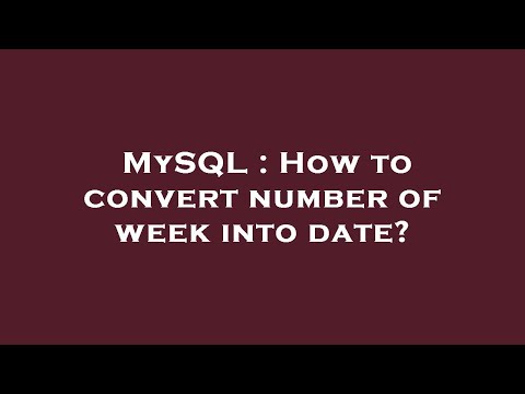 MySQL : How