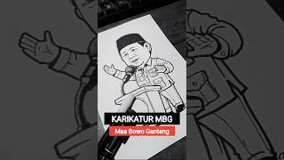 PIDATO PRABOWO 😄 Yuk Gambar Jadi  Versi Karikatur  #viral #drawing #karikatur