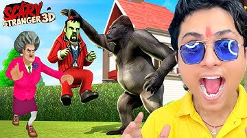 SCARY TEACHER ne UNCLE ko Bula Liya😱|| Scary Stranger 3d #1