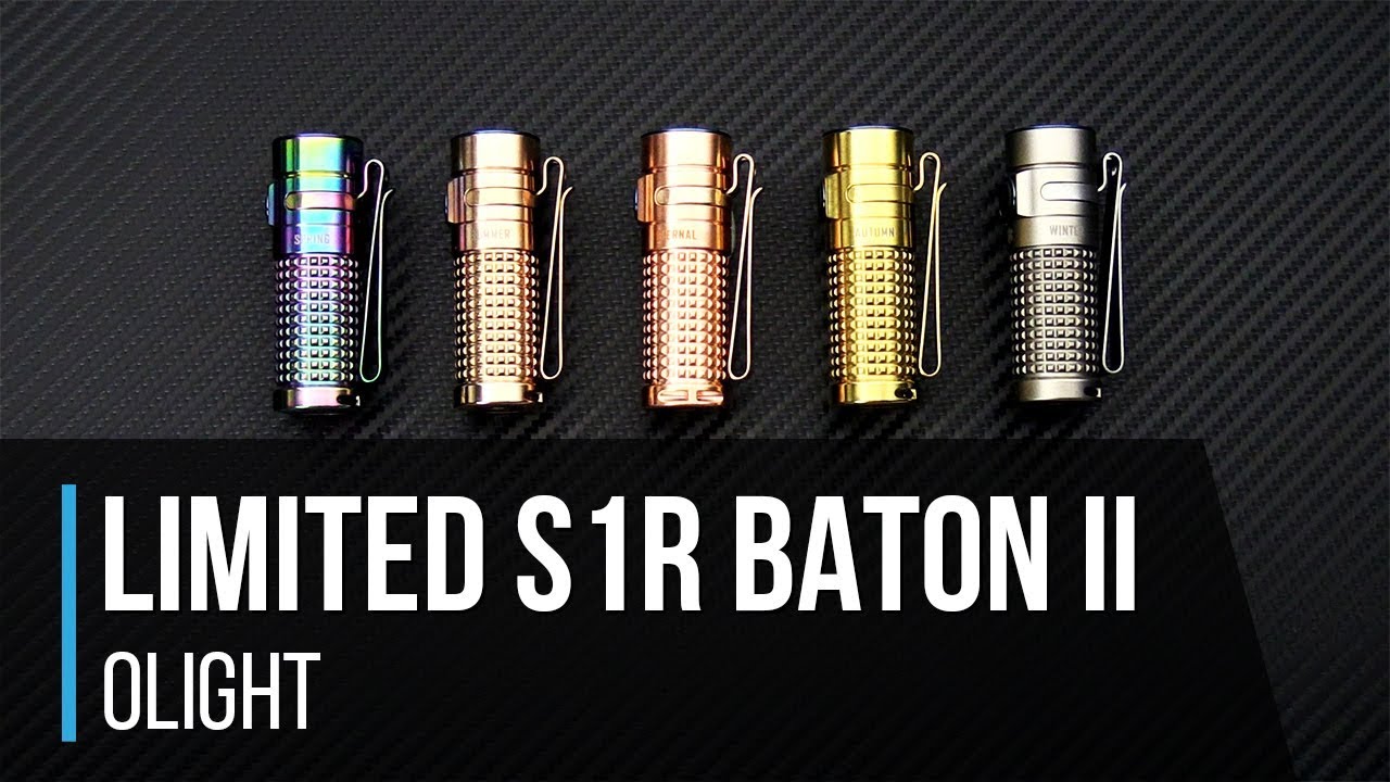 Olight S1R Baton II Limited Copper & Titanium Flashlights Overview