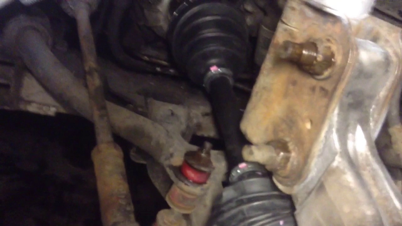 how to remove 3800 V6 axle n loosen crankshaft bolt YouTube