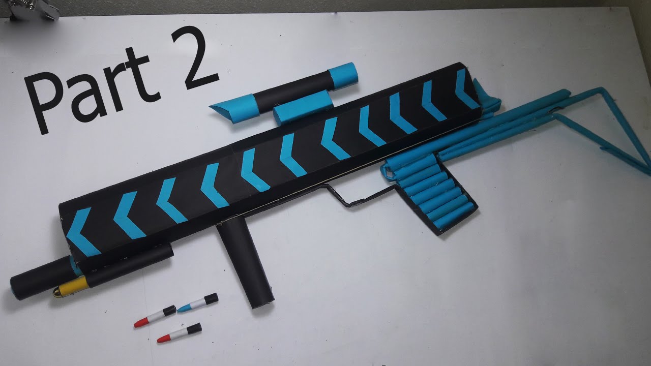 |DIY | How to make a paper' ANACONDA  MACHINE GUN' that shoots paper bullets-PART-2- By Dr. Origami