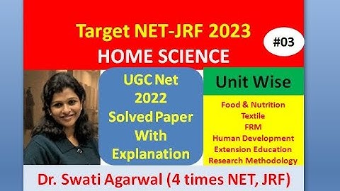 UGC Net 2022  Home Science Solved Paper Unit Wise  With Explanation, Family Resource Management