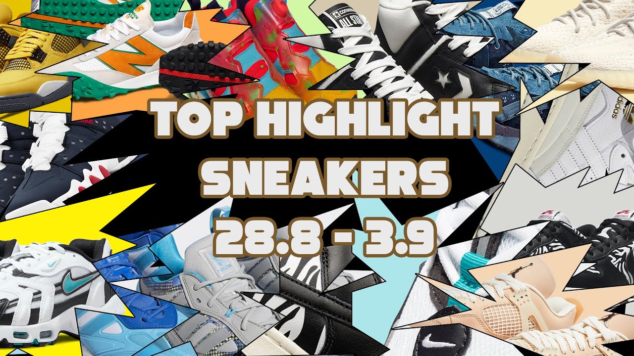 Top 12 đôi sneakers nổi bật trong tuần 28.8 đến 3.9 I NWGD
