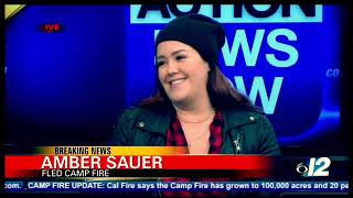 Action News Now Interview With Amber Sauer (Camp Fires In Paradise)