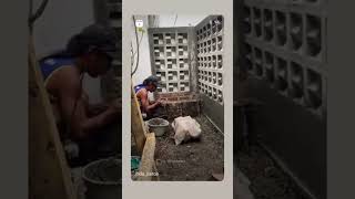 Pemasangan Roster Beton