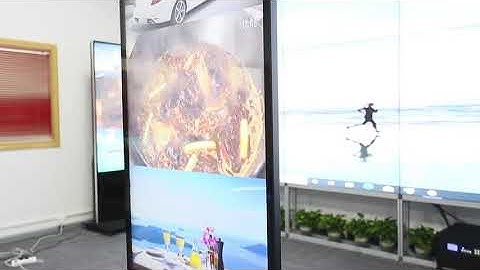 Floor stand interactive screen kiosk digital signage display