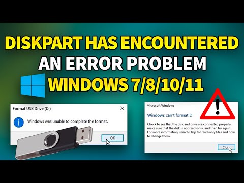 Troubleshooting Diskpart Errors:
