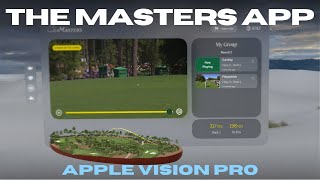 The Masters Tournament App on Vision Pro Is Legit! screenshot 4
