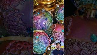 Iridescent Lace Ornaments - Mermaid style!