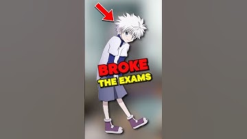 Killua BROKE the Hunter Exam 😯 #animeanxiety #hunterxhunter