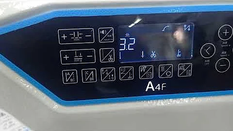 jack A4FD stitch panel lock settings