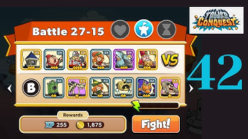 Tower Defens/Tower Conquest:Gameplay Walkthrough Best Team (ios, Android)