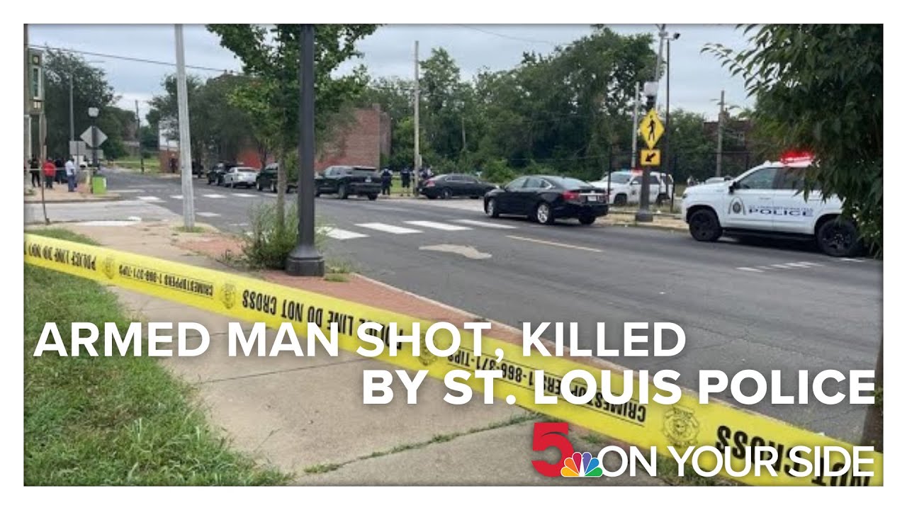 Armed suspect shot and killed by St. Louis police officer near Hyde ...