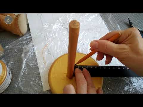ПОДСТАВКА ДЛЯ КУКЛЫ МАСТЕР КЛАСС  Decorative stand for doll Tutorial