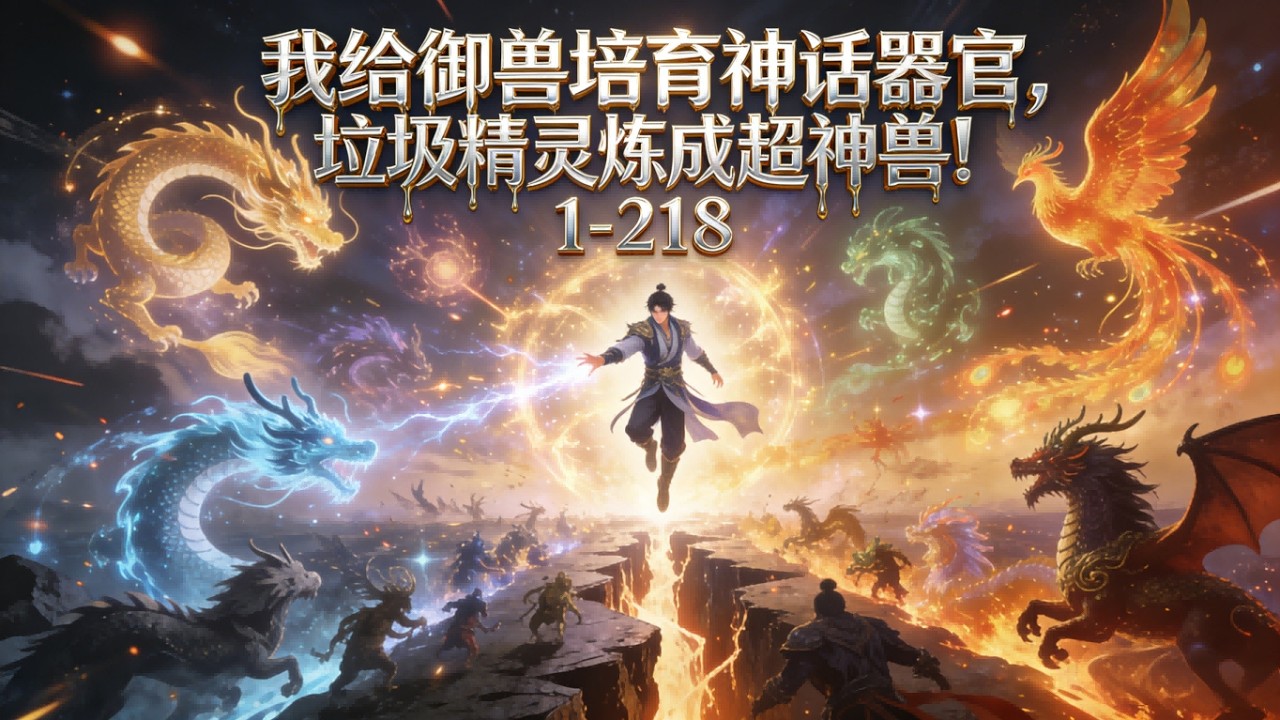 一口气看完《我给御兽移植神话器官，垃圾精灵炼成超神兽！》1-218 穿越契约兽世界，徐忘的第一只精灵就错误进化成病毒种。偶尔给契约兽移植异种器官，用神兽基因炼成超神兽，抽空破坏空间召唤究极异兽…