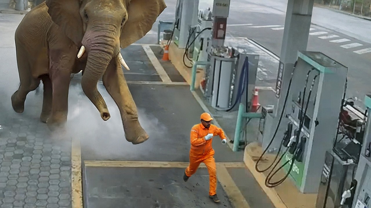 Wenn Tiere durchdrehen und dabei gefilmt werden