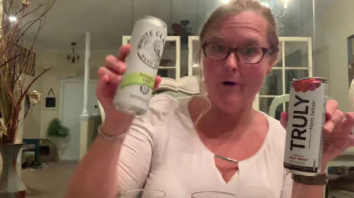 White Claw vs. Truly taste test by Lisa Osborne Bl...