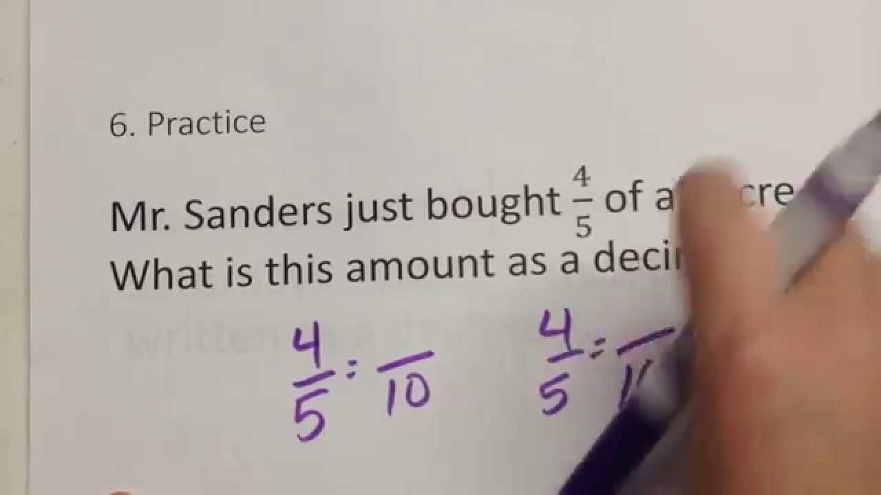9 10 fractions and decimals youtube 9 15 in simplest form