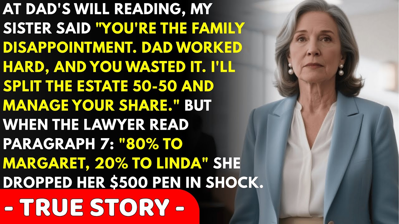 At Dad's will reading, my sister said 