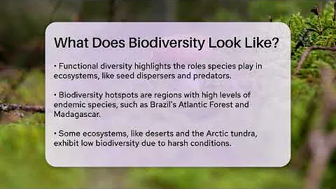 What Does Biodiversity Look Like? - Ecosystem Essentials