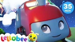 wheels on the bus train edition nursery rhymes and kids songs baby songs little baby bum